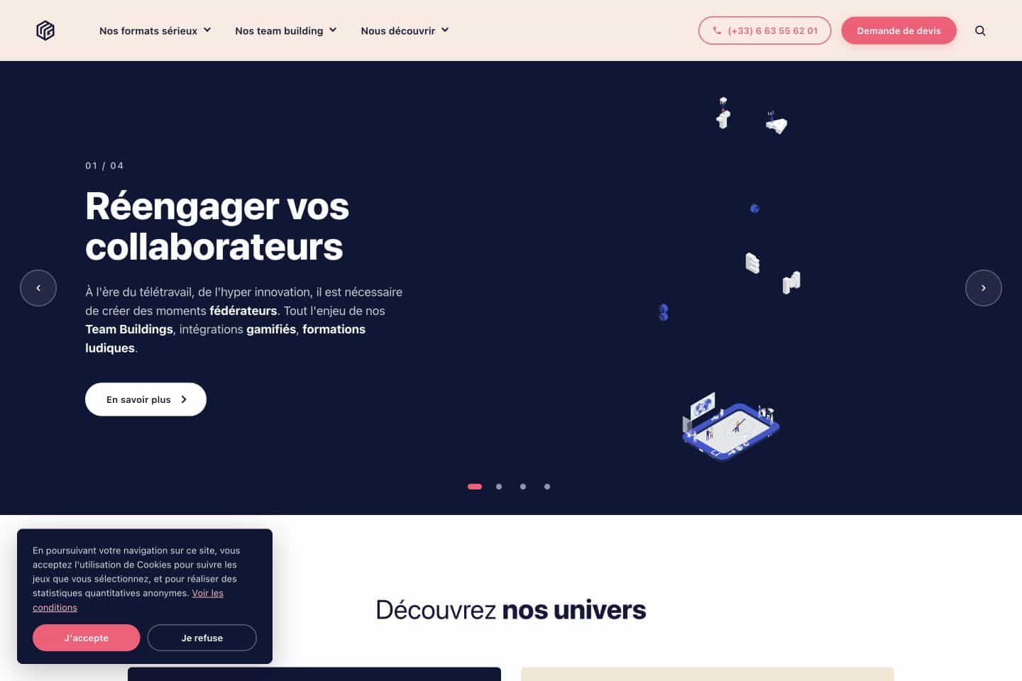 Urban Gaming : aperçu du site