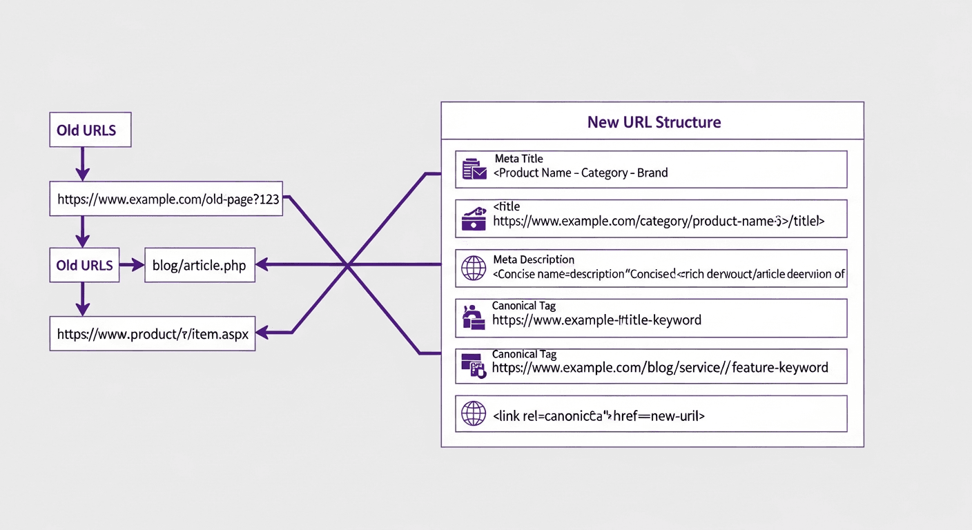 Structure SEO et redirections pour une refonte réussie