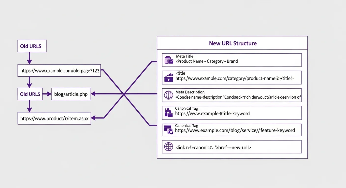 Structure SEO et redirections pour une refonte réussie
