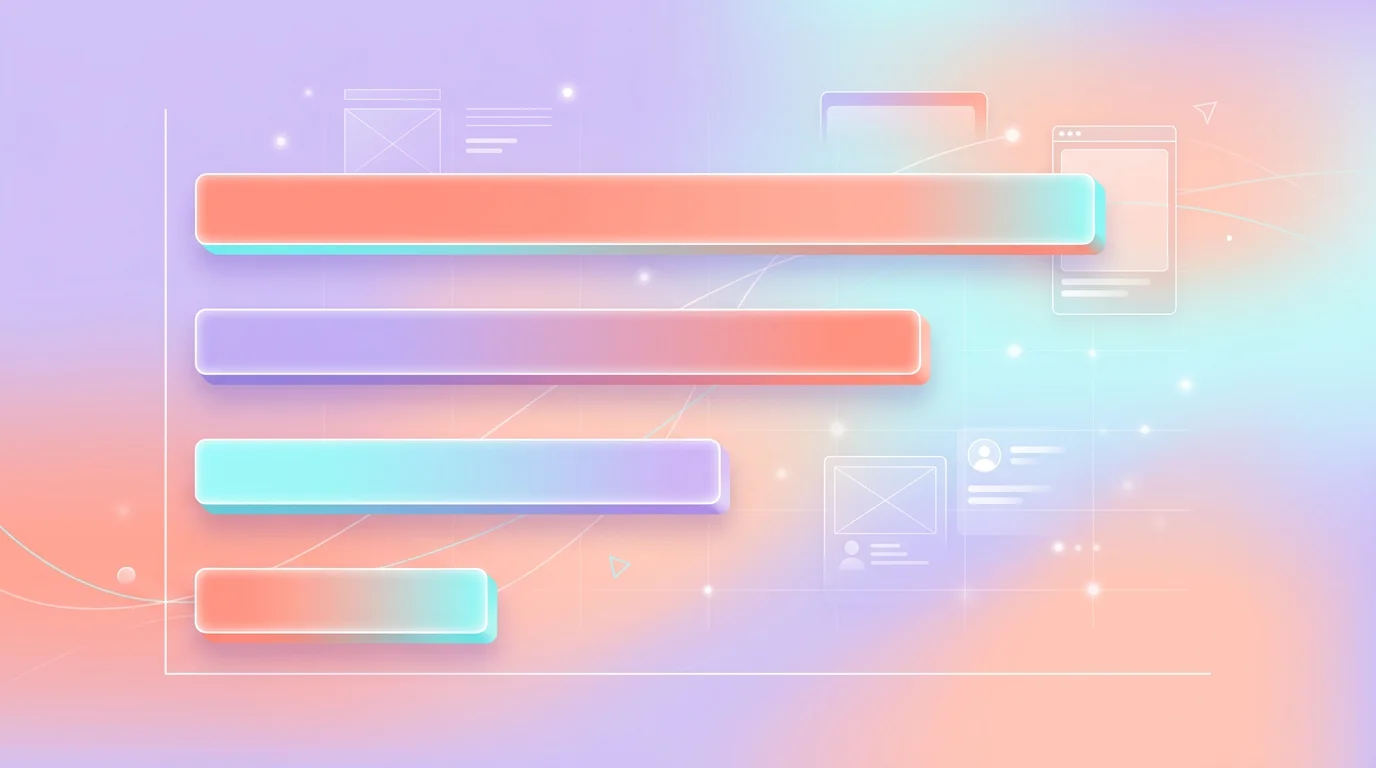 Graphique en barres montrant l'évolution du salaire d'un UI designer de junior à senior avec échelle de 30 000 à 70 000 euros