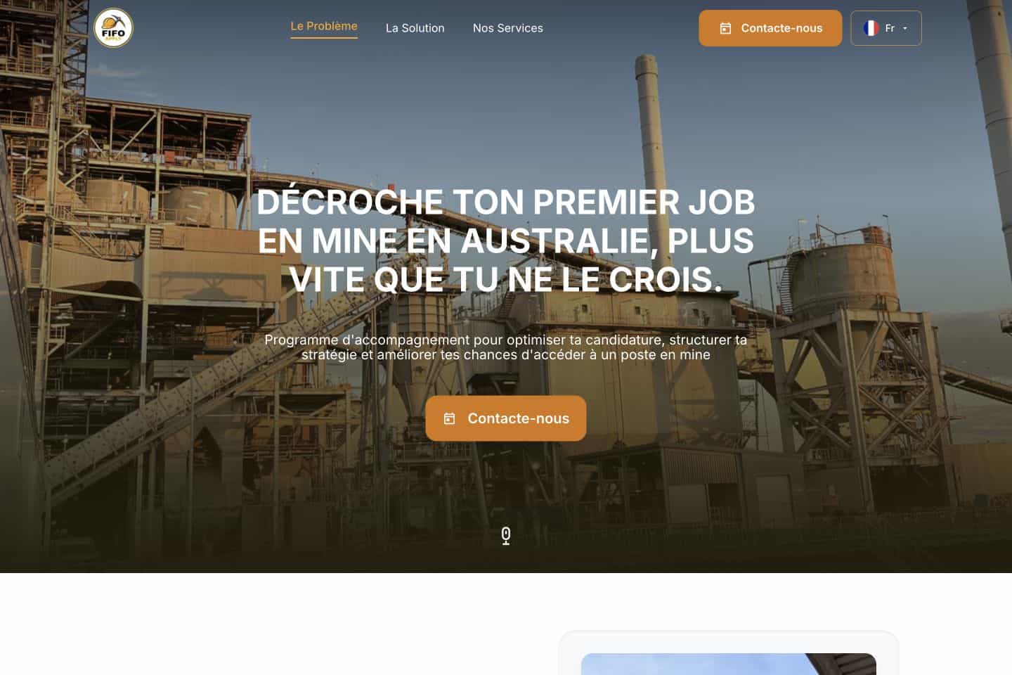 Fifoready : aperçu du site